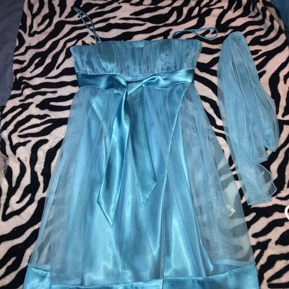 Blue dress